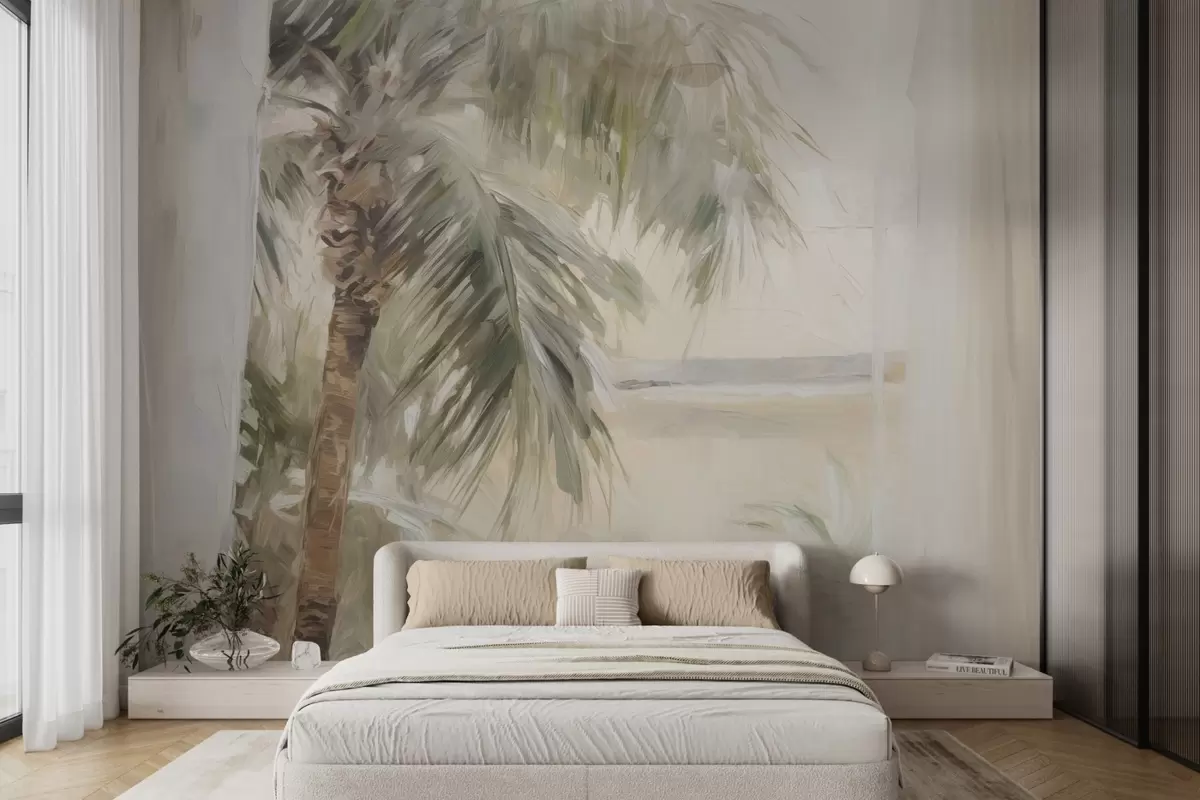 stenske poslikave Palma pred oknom w04653