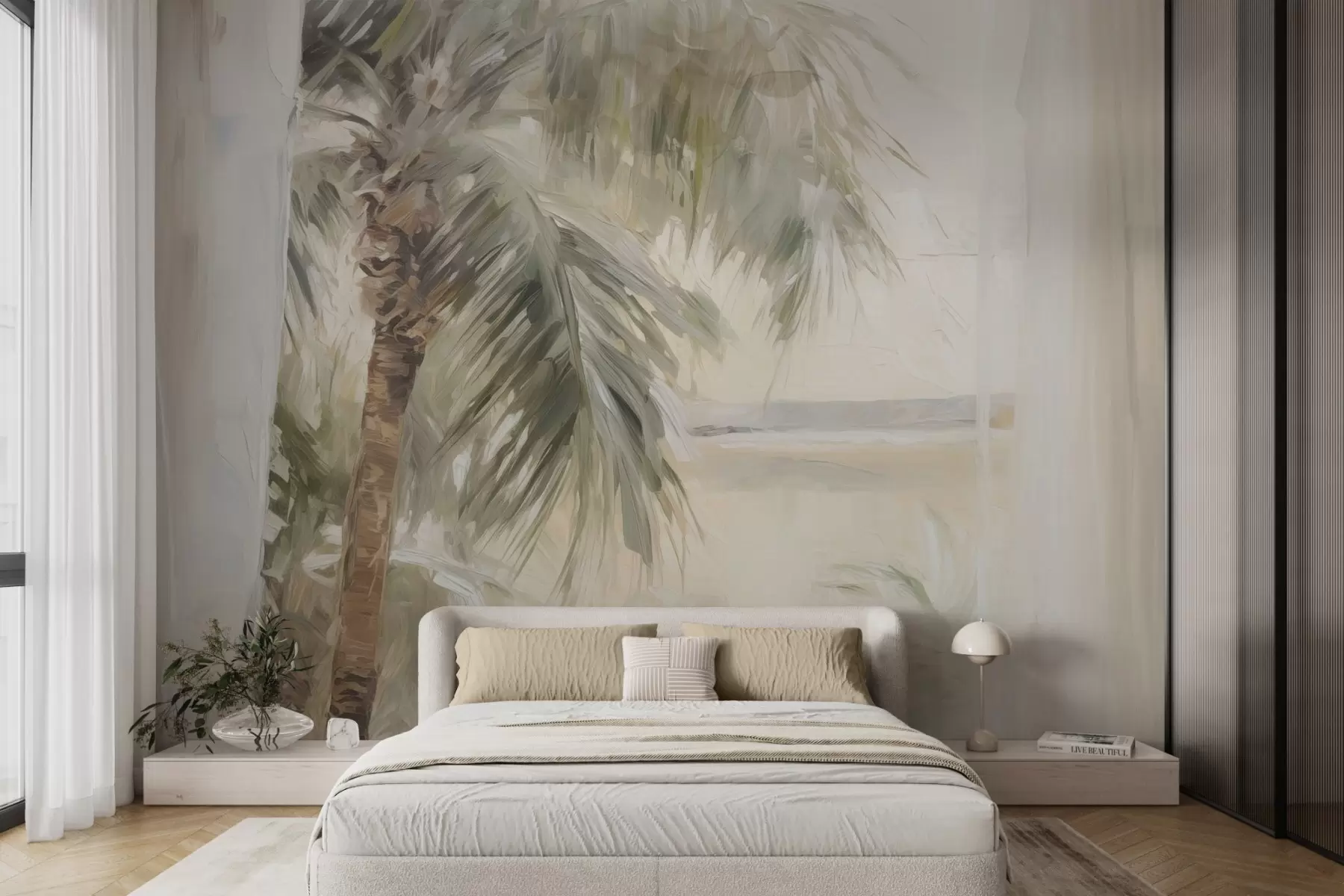 stenske poslikave Palma pred oknom w04653