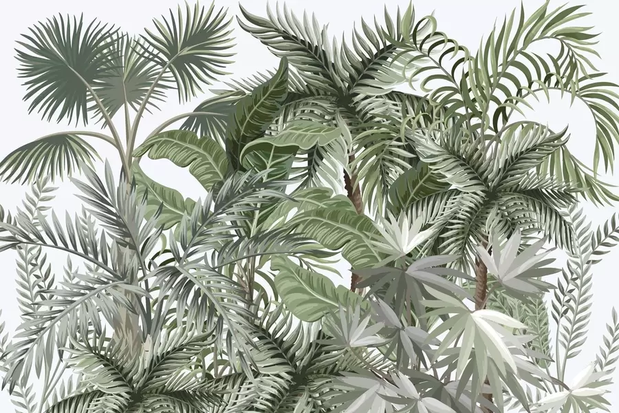 stenske poslikave Džungla w04646