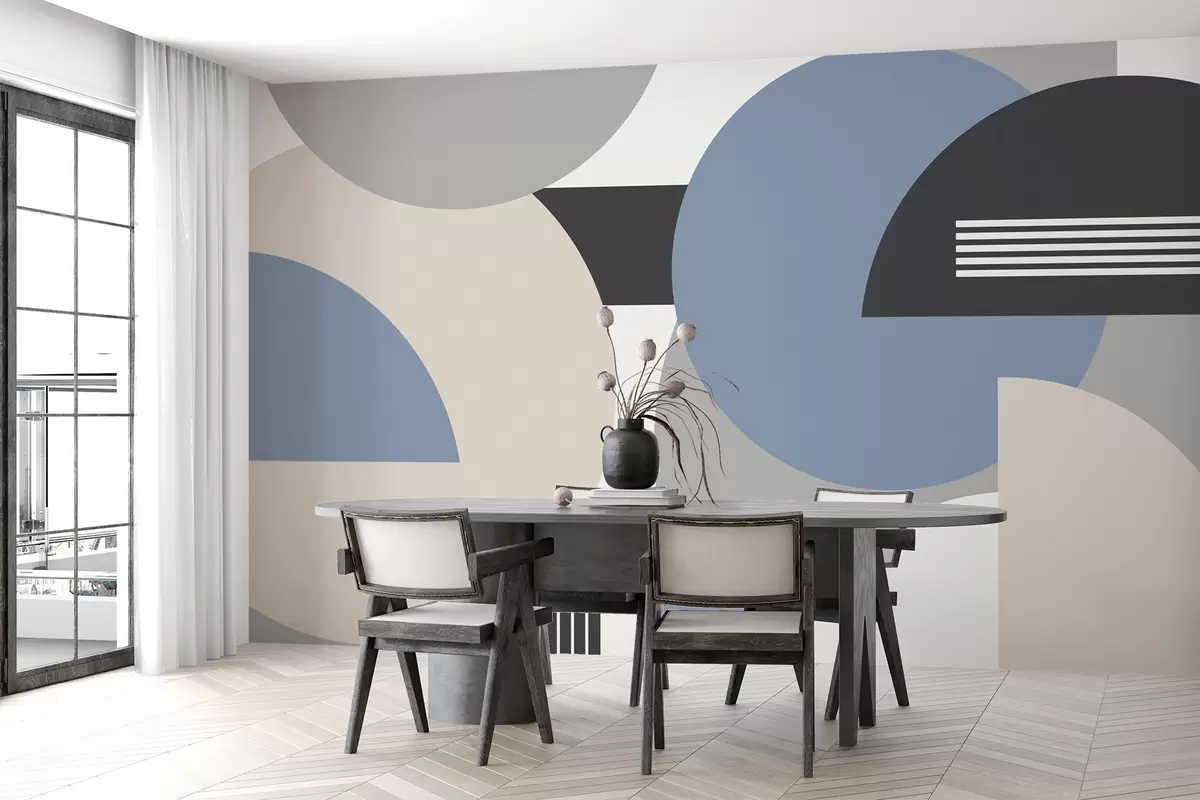 stenske poslikave Geometrijska abstrakcija w04687v1