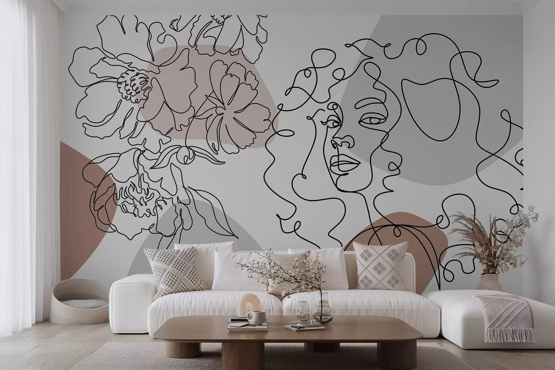 stenske poslikave Dekle v vrstah w04724