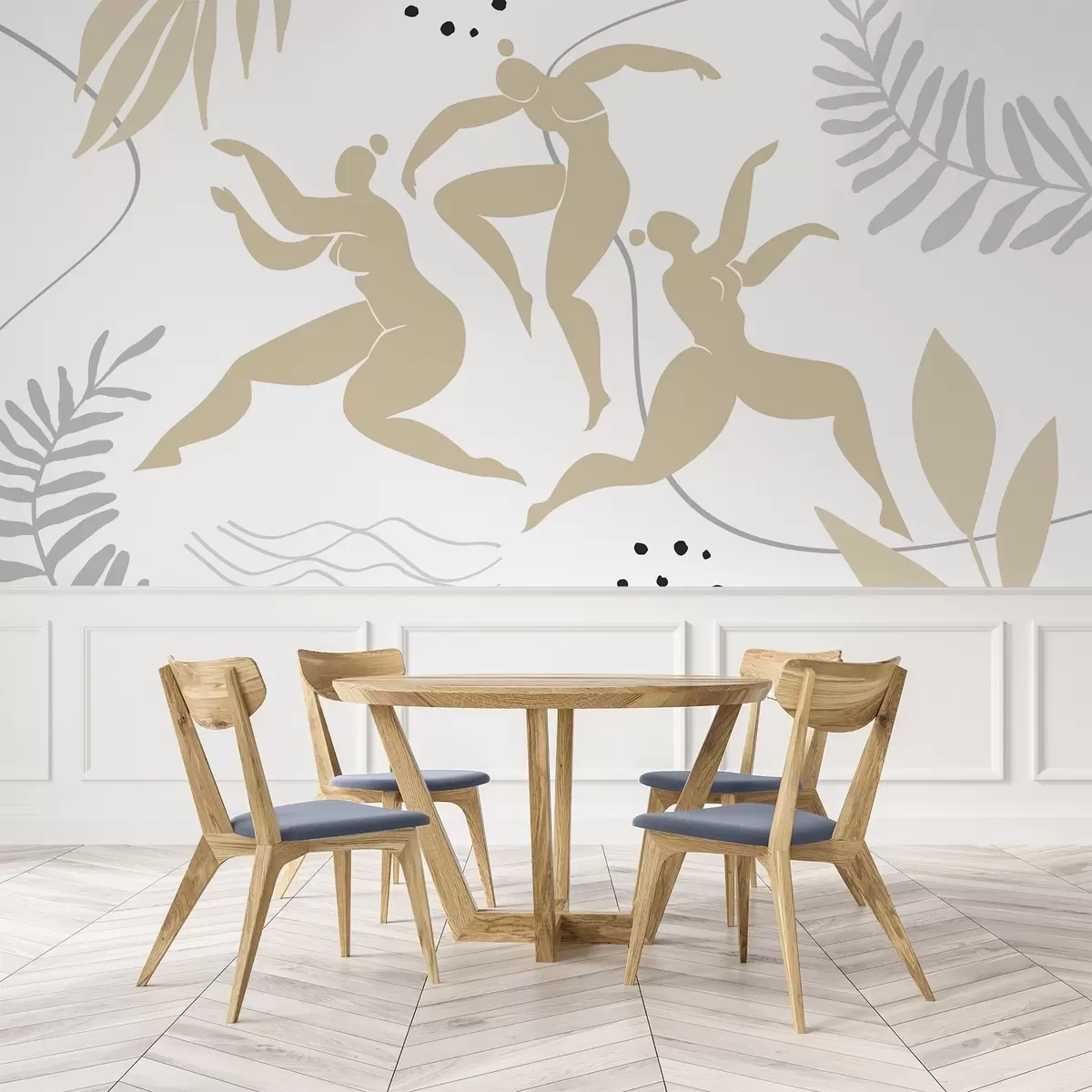 stenske poslikave Abstraktne silhuete žensk w04725