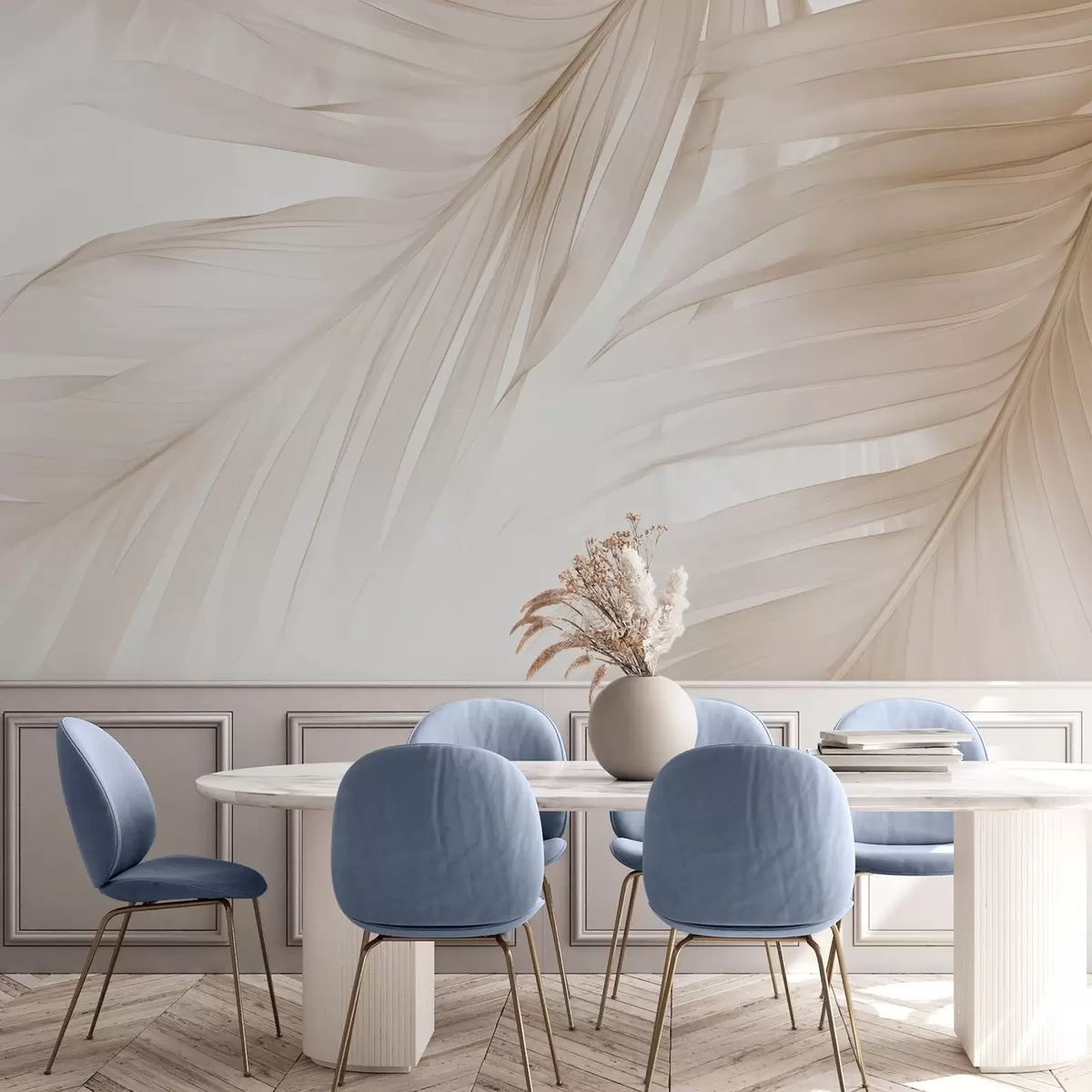 stenske poslikave Listi praproti w04727