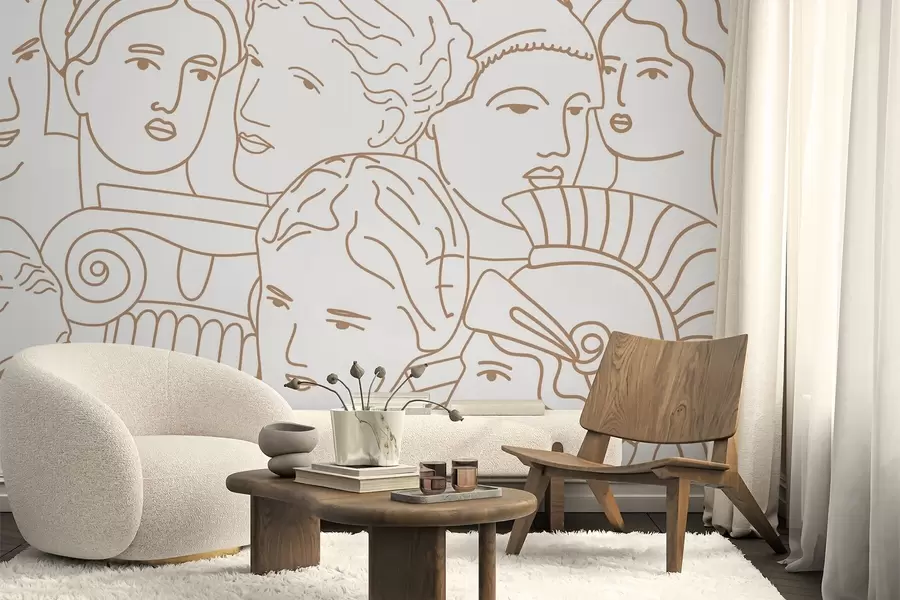 stenske poslikave Starodavni obrazi w04728v1