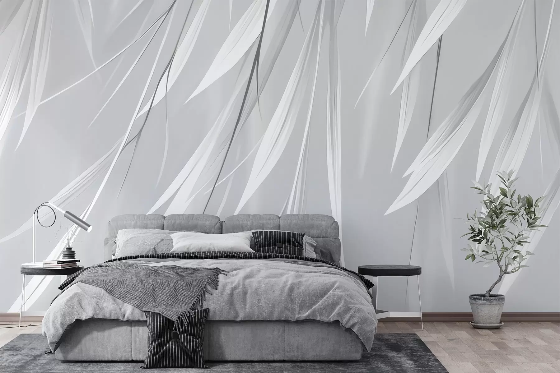 stenske poslikave Visijoče tanke liste w04703v3