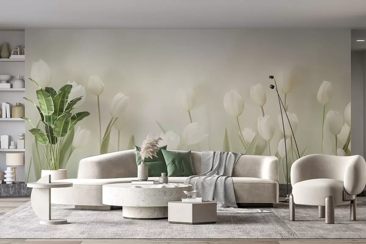 stenske poslikave Tulipani w04796
