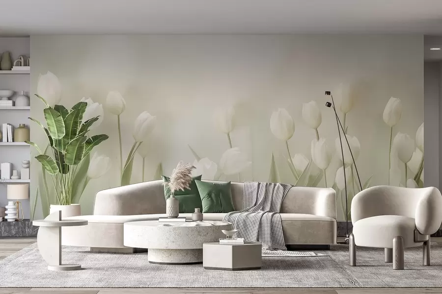 stenske poslikave Tulipani w04796