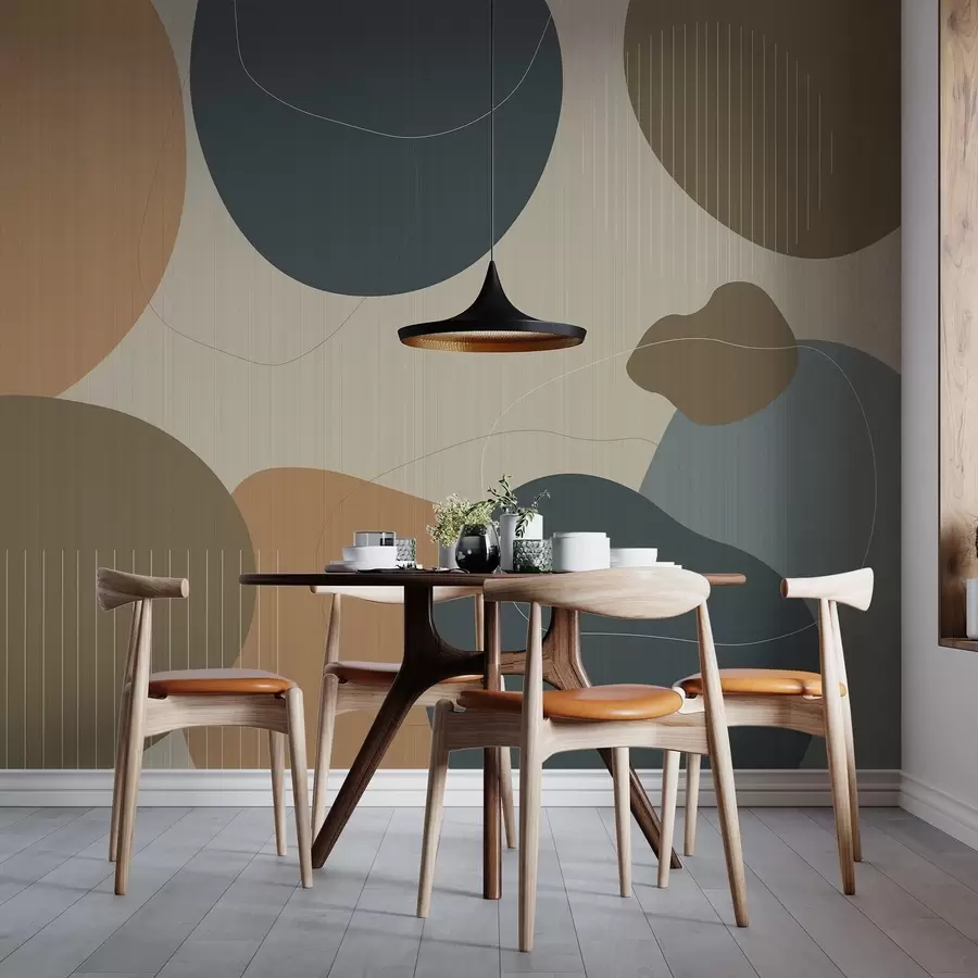 stenske poslikave Abstraktni krogi w04759v1