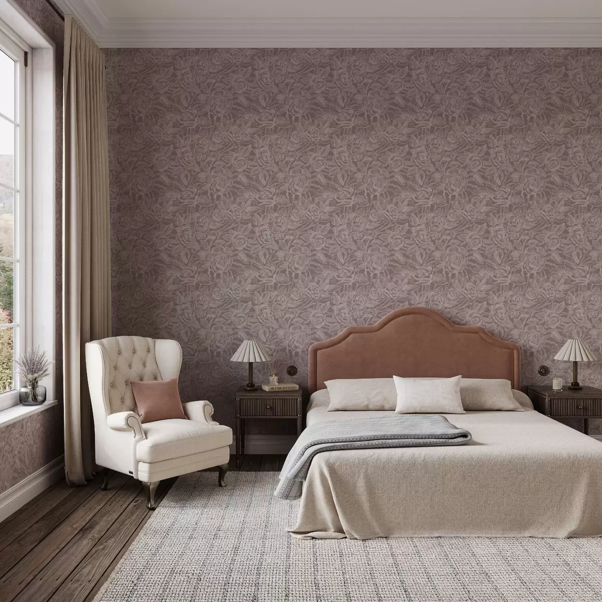 Ozadje Vgravirane vrtnice na temno sivo-rjavi podlagi a00841 Ozadje Vgravirane vrtnice na temno sivo-rjavi podlagi a00841