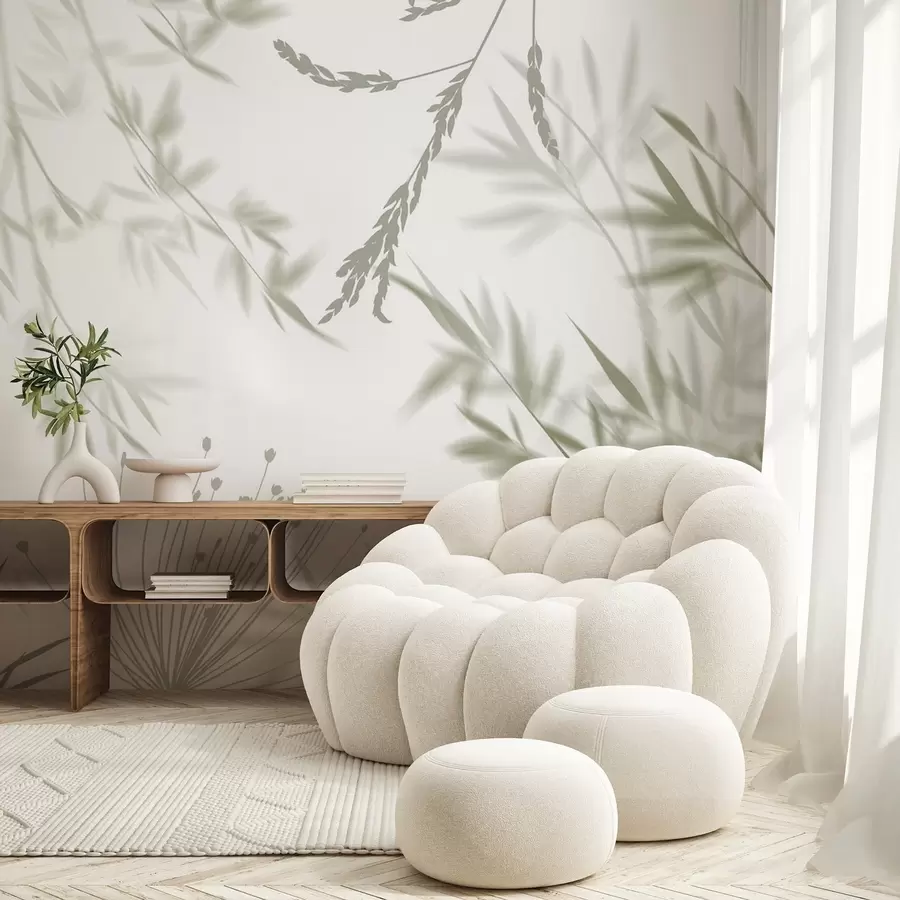 stenske poslikave Silhuete listja w04850