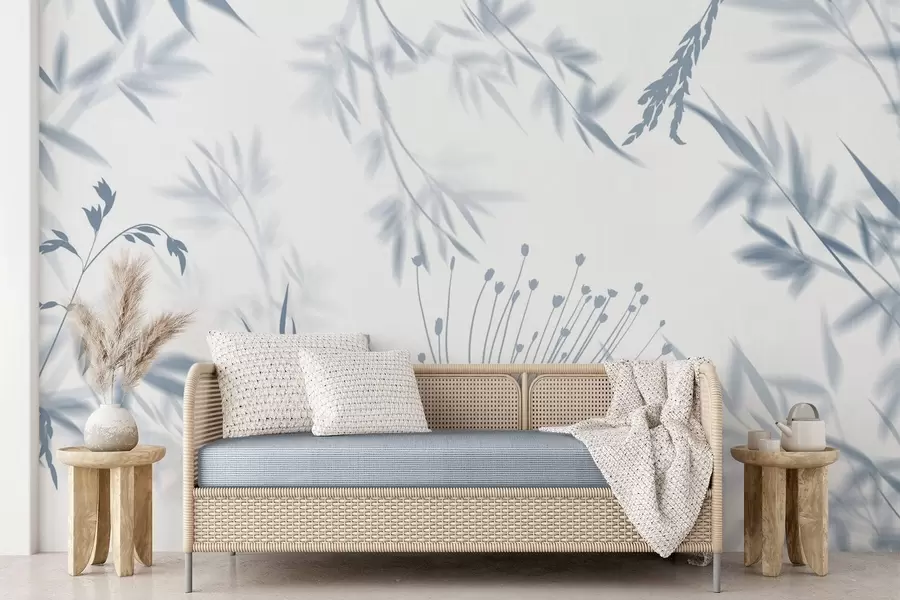 stenske poslikave Silhuete listja w04850v2