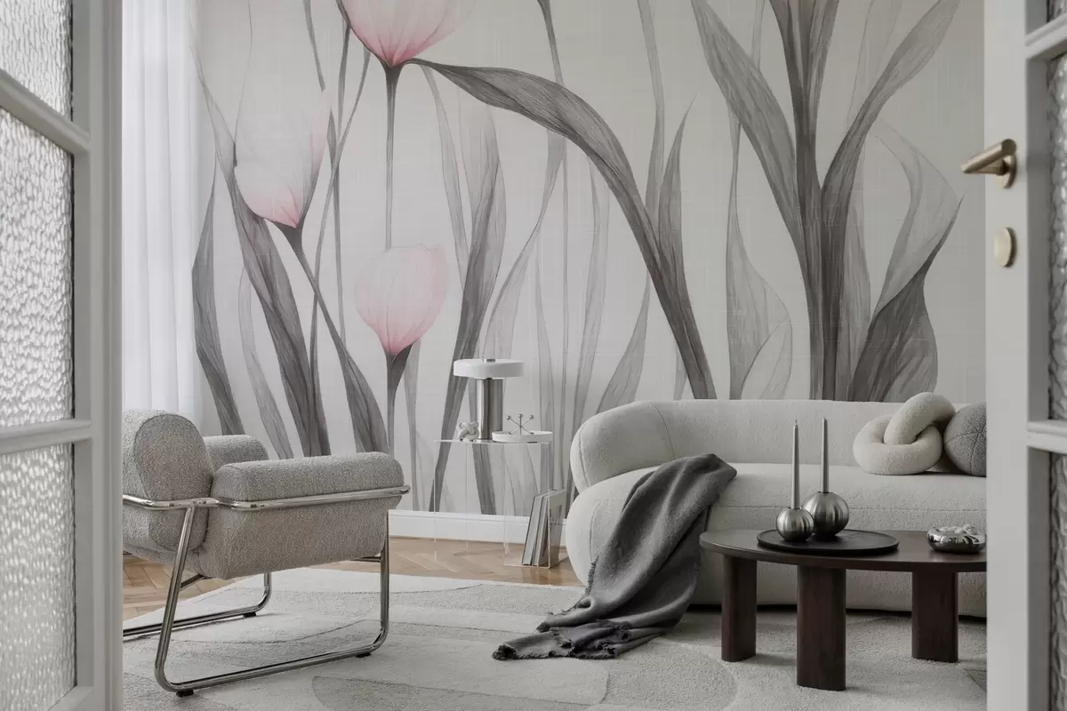 Stenske poslikave Krhki prosojni tulipani w04831v1 nakup SI - Uwalls.si stenske poslikave Krhki prosojni tulipani w04831v1