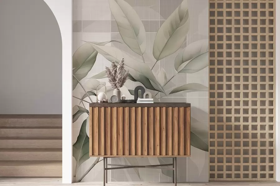 stenske poslikave Graciozna veja drevesa w04840