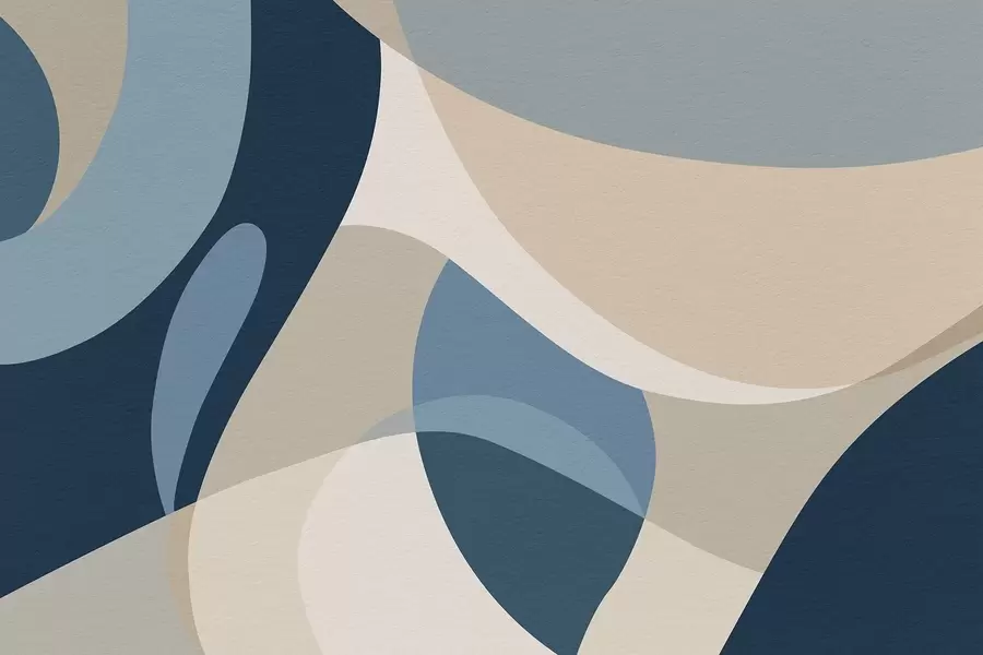 stenske poslikave Geometrijska abstrakcija w04843