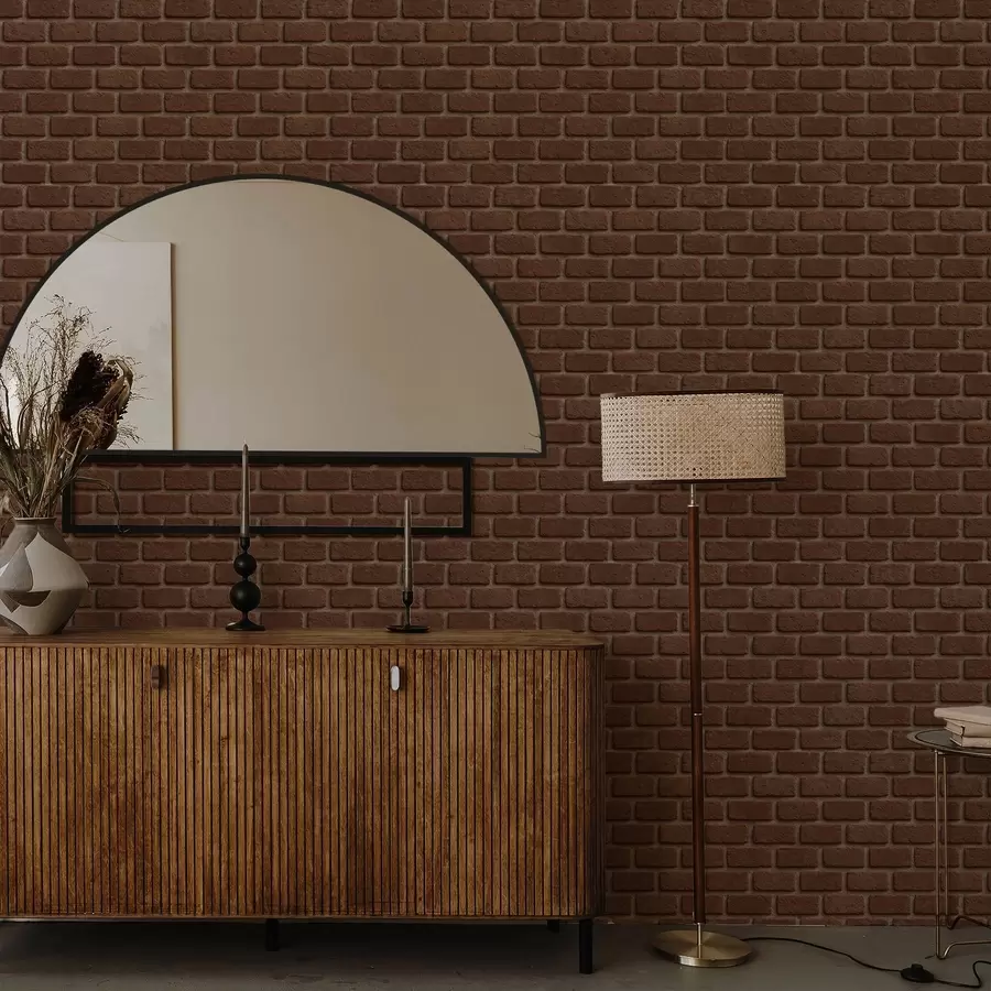 stenske poslikave Rustikalna rjava opekarska tekstura a00879