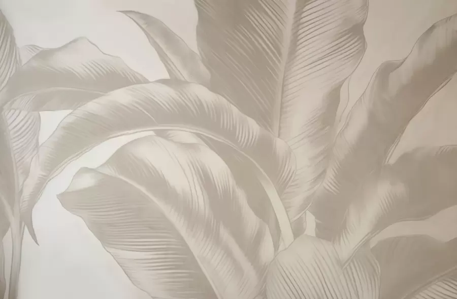 stenske poslikave Dolga lista, bananina lista z obrabljenim učinkom w04827