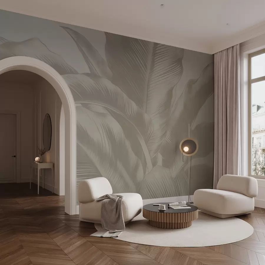 stenske poslikave Dolga lista, bananina lista z obrabljenim učinkom w04827v4