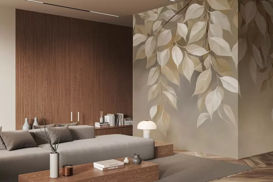 stenske poslikave Vetrnica z listi w04899