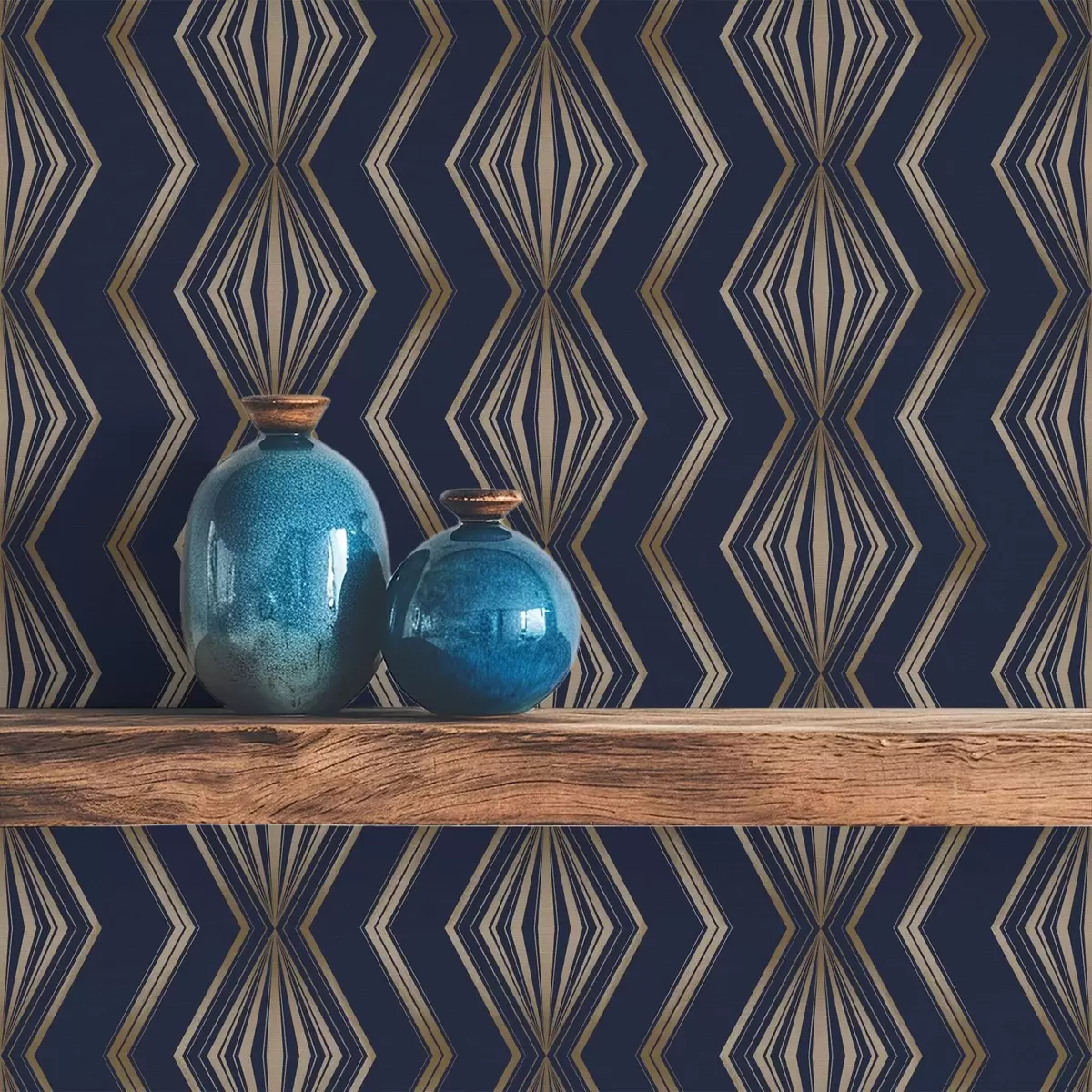 Ozadje Temno modri geometrijski vzorec v obliki diamanta a00973