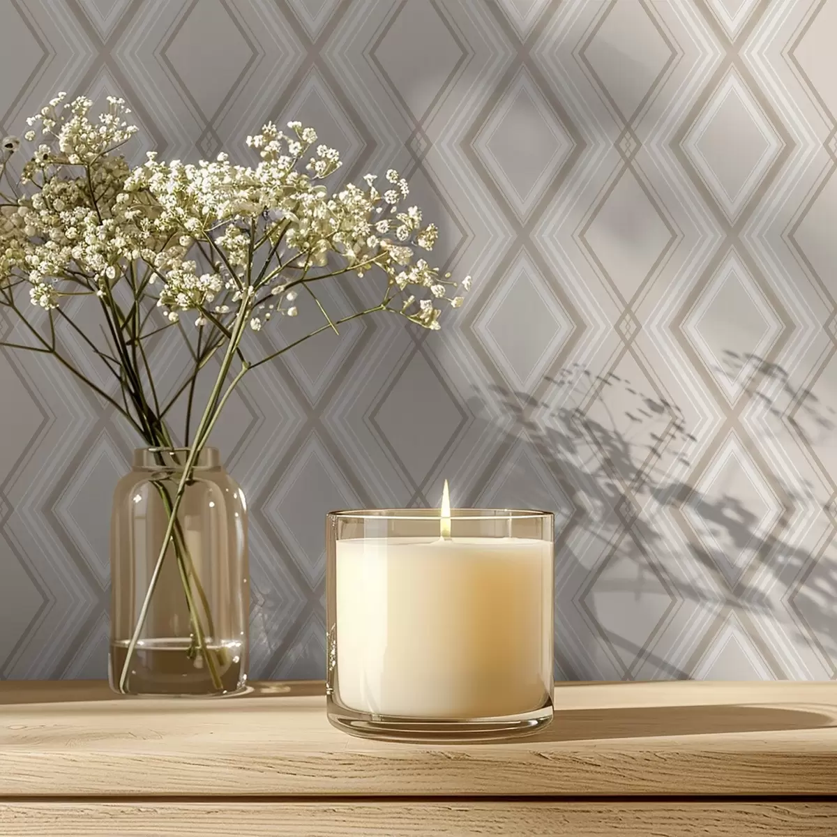 Ozadje Svetlo bež ozadje z večplastno diamantno mrežo a00975v2