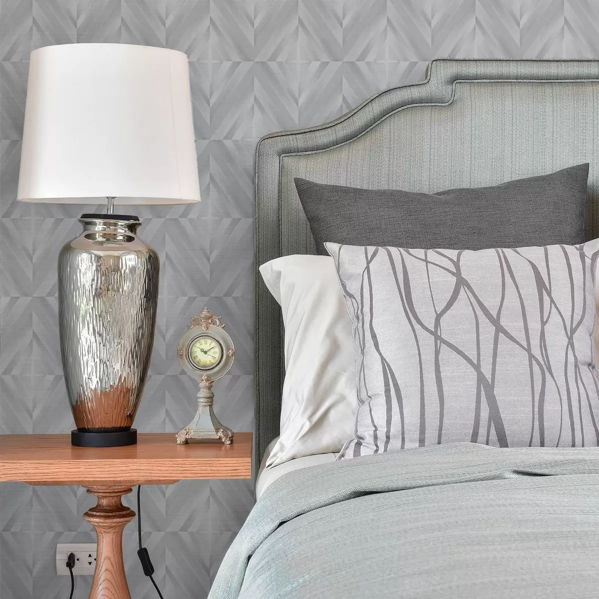 Ozadje Geometrija poševnih potez v hladni sivo-modri barvni paleti a00983v2