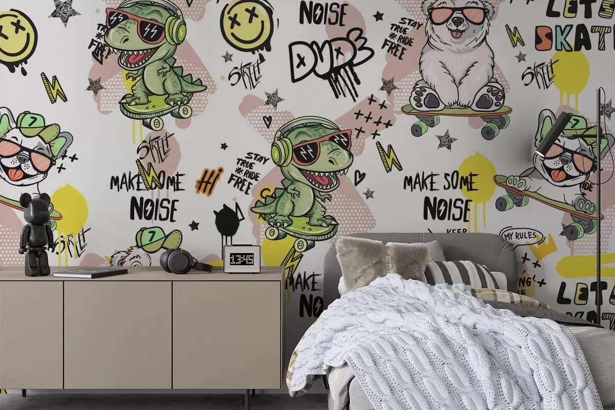 stenske poslikave Pravljični liki w04940