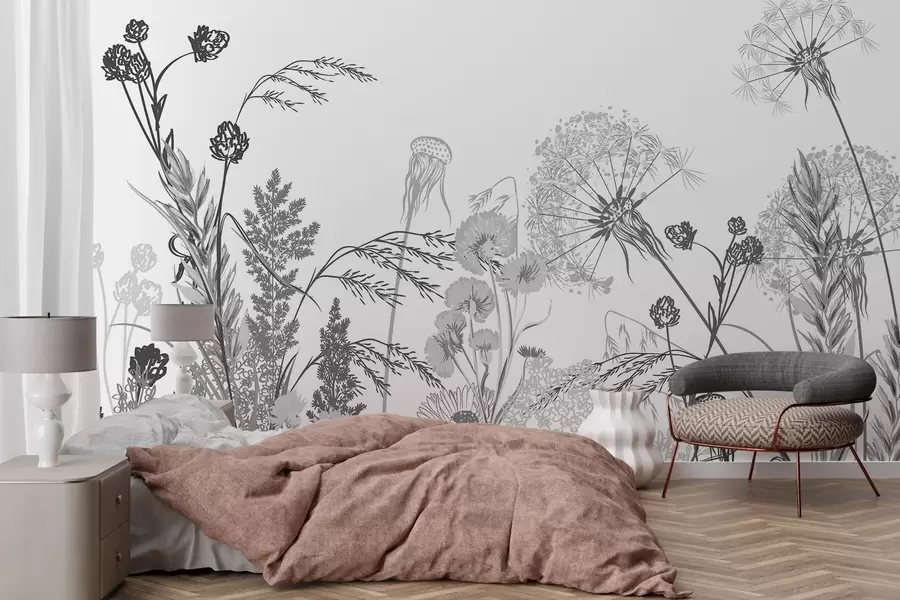 stenske poslikave Divje cvetlice w04943v3