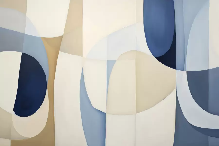 stenske poslikave Geometrija akvarela w04837