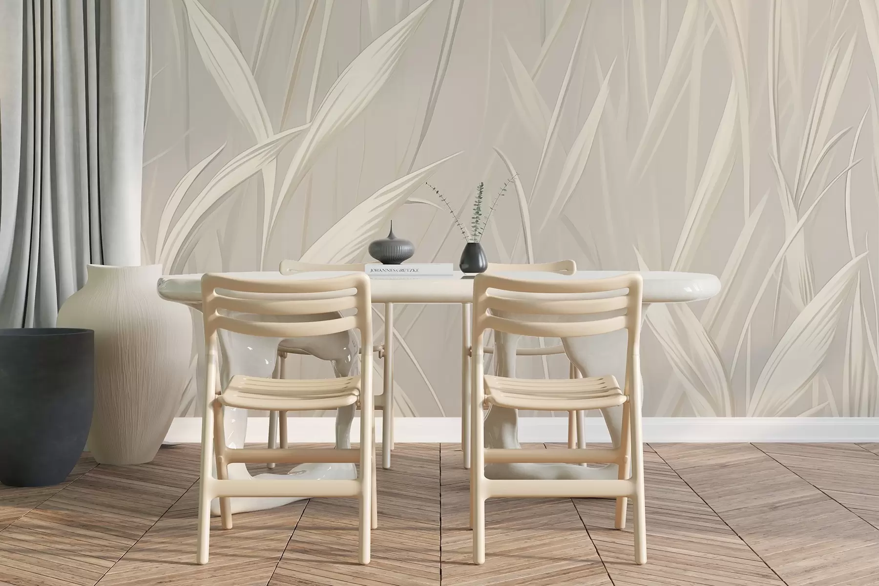 stenske poslikave Abstraktna trava w04915