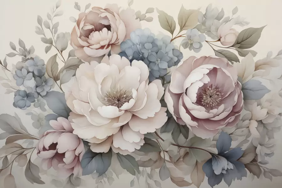 stenske poslikave Nežni cvetovi w04982