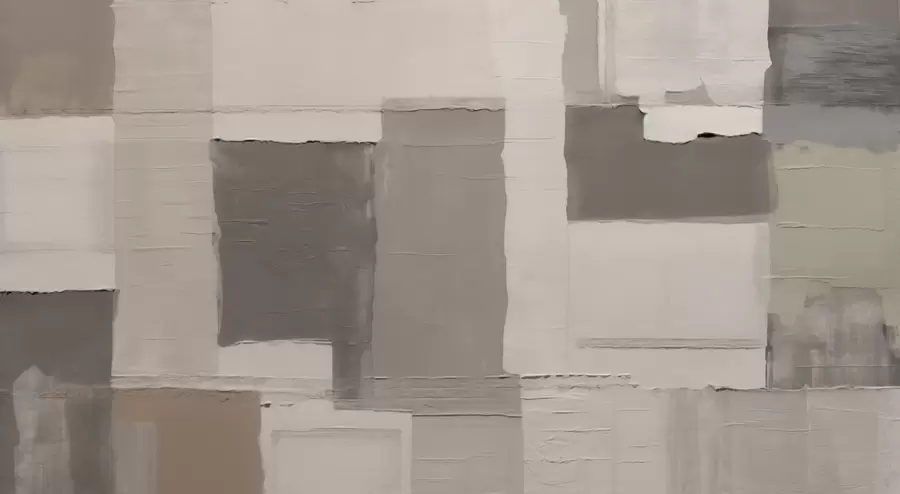 stenske poslikave Mirni teksturirani pravokotniki v sivo-bežnih odtenkih w04958