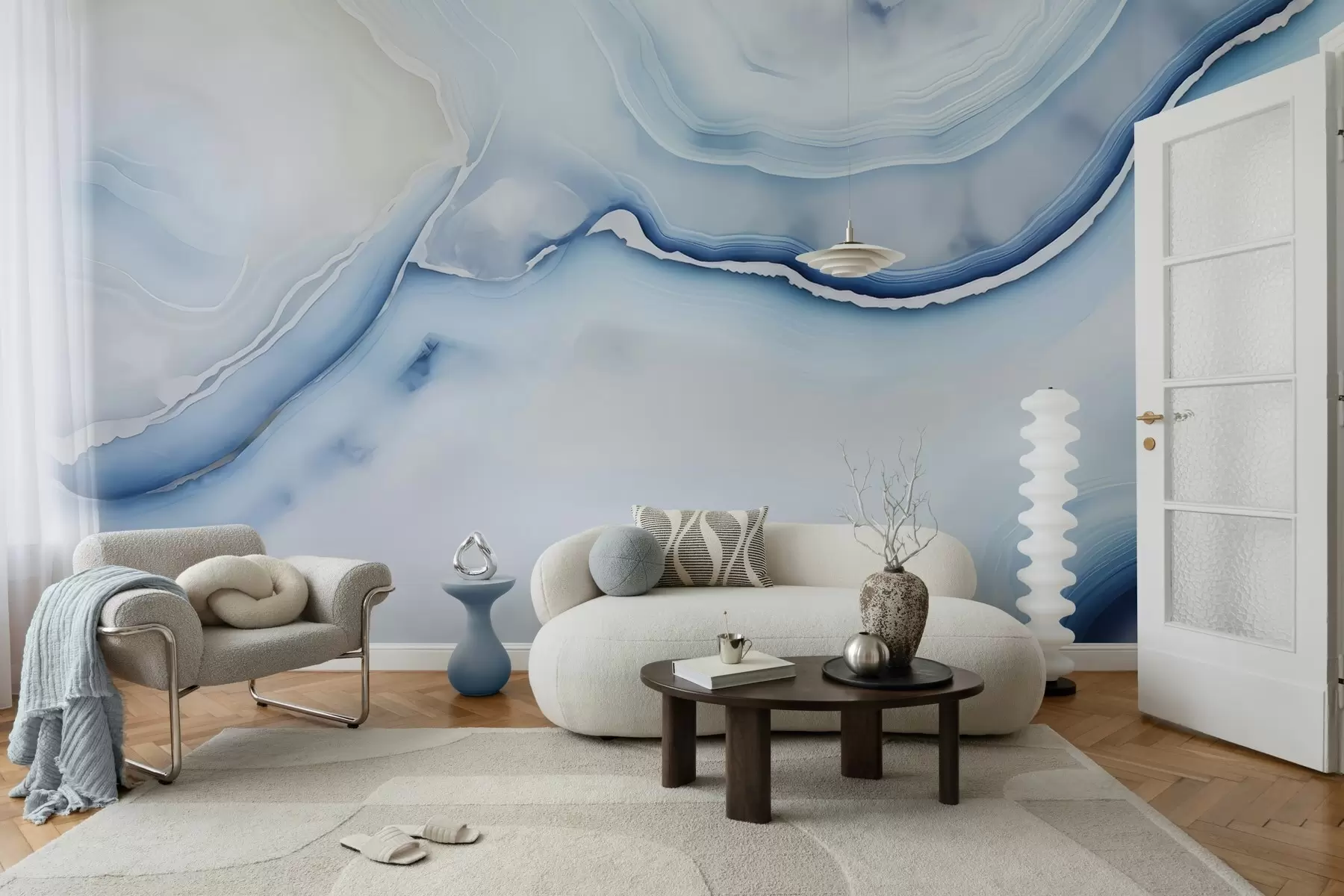 stenske poslikave Nežen marmor w05000