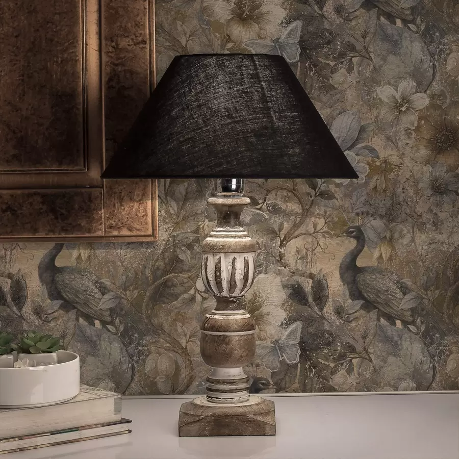 stenske poslikave Starinski cvetlični kolaž s pavji in metulji a00897