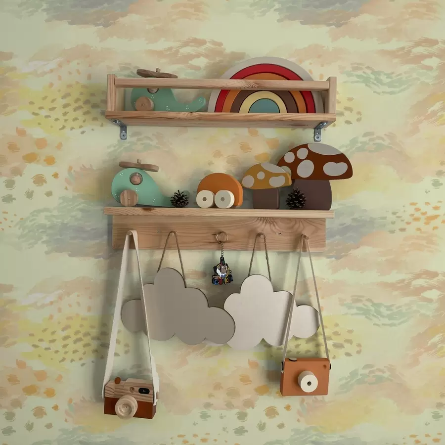 stenske poslikave Pastelni čopiči v topli kremasto rumeni barvni paleti a00999v1