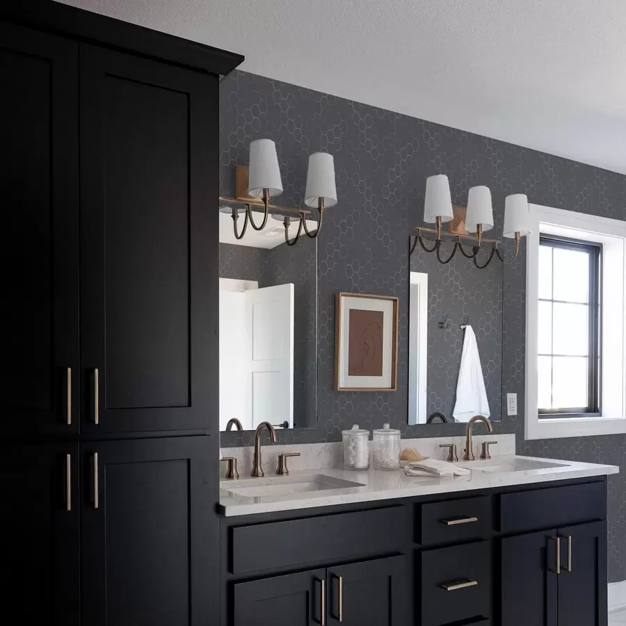 stenske poslikave Temno grafitni vzorec satja z globino a01061v1