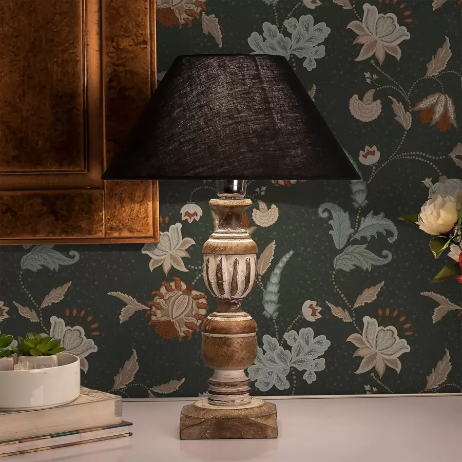 stenske poslikave Temno zeleno ozadje z okrasnimi cvetovi in listi a01086