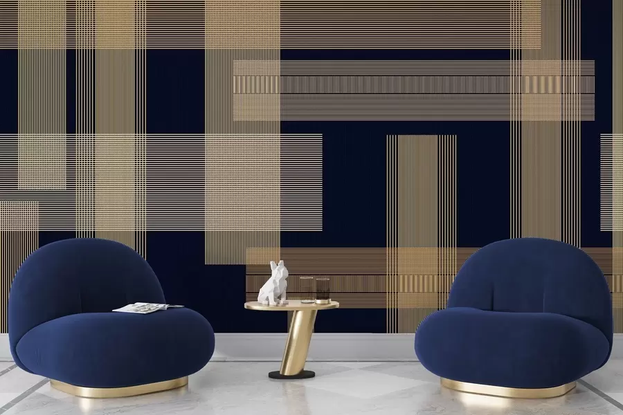 stenske poslikave Geometrijska harmonija w05014v2