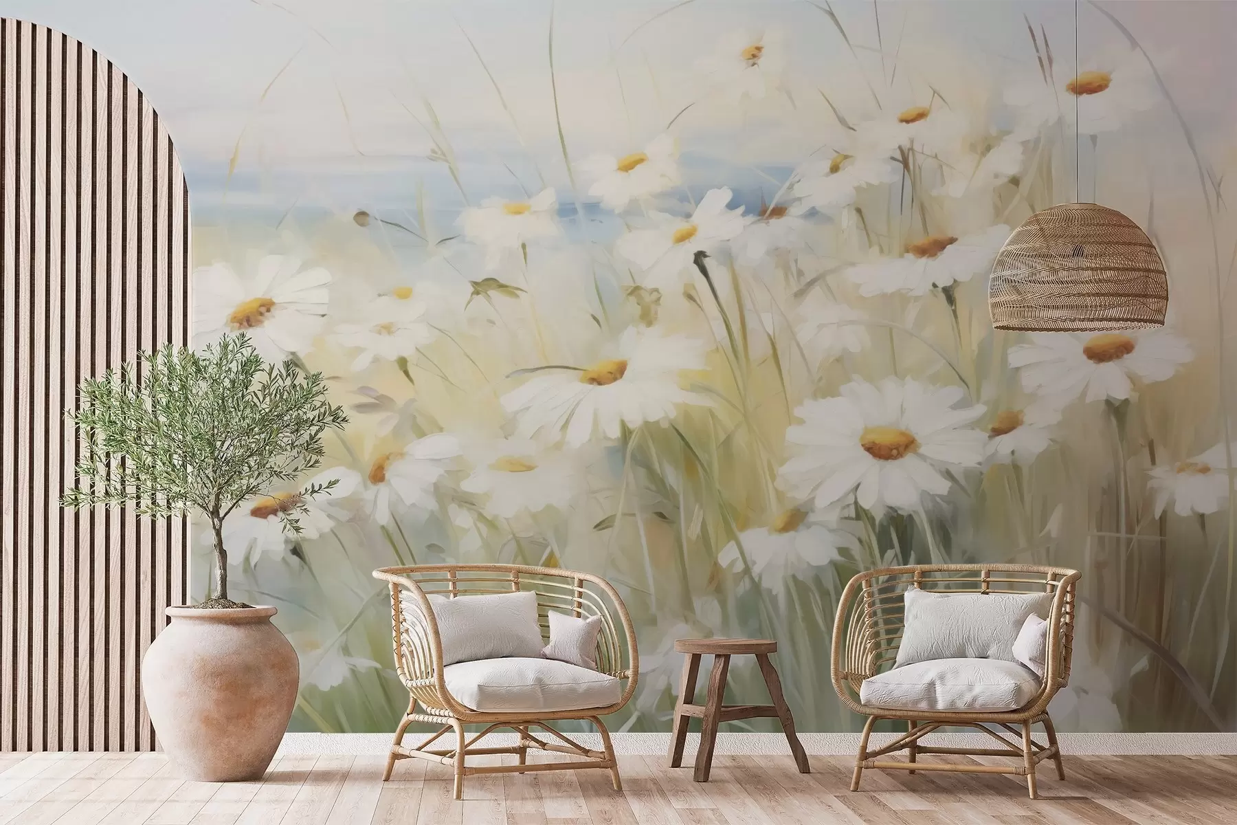 stenske poslikave Cvetlično polje w05035