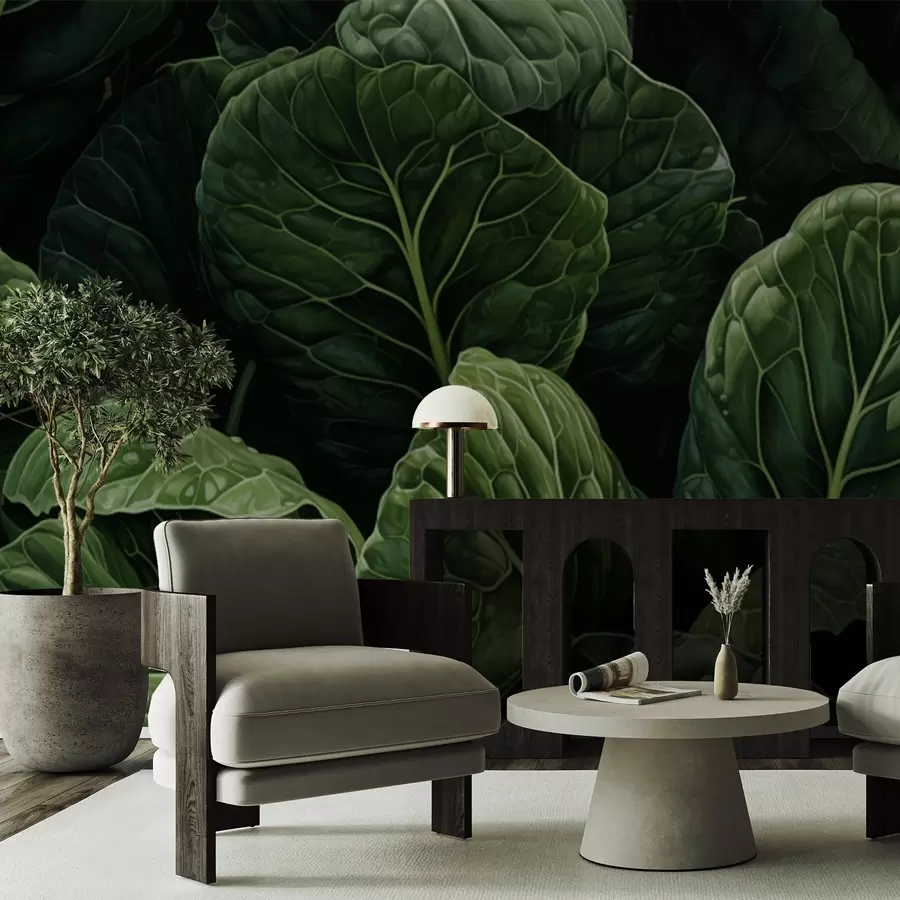 stenske poslikave Igrive zelene liste w05043