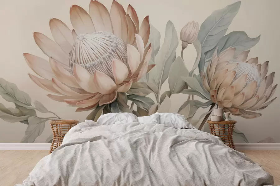 stenske poslikave Cvetovi protee w05103