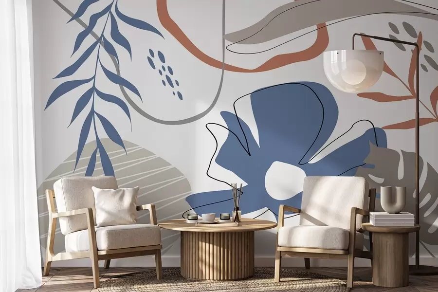 stenske poslikave Abstraktna sestava w05188