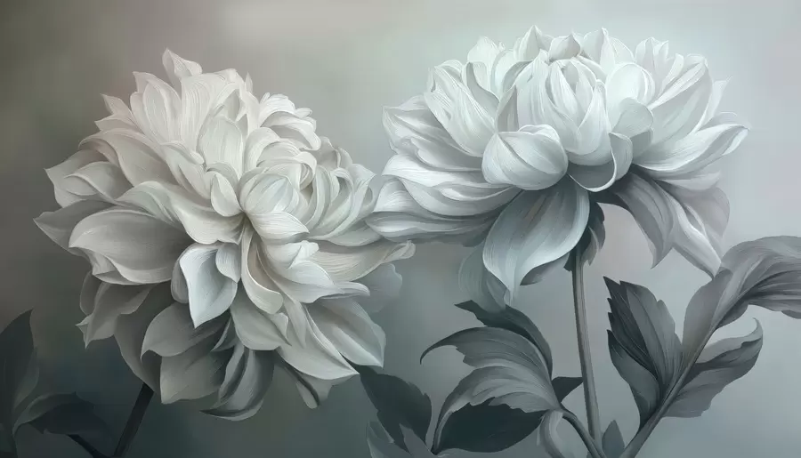 stenske poslikave Jutranja megla v cvetju w05053