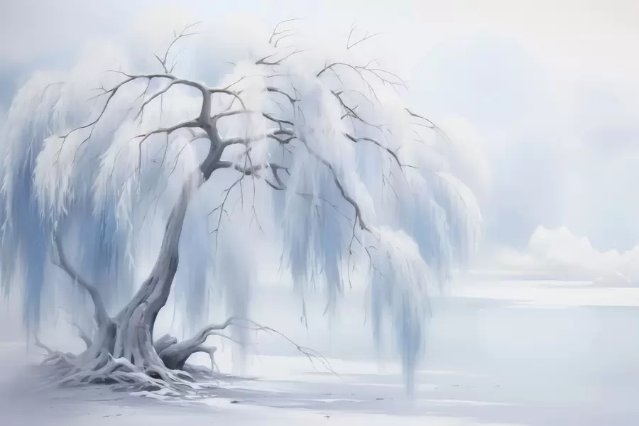 stenske poslikave Bujno pobarvano drevo w05179