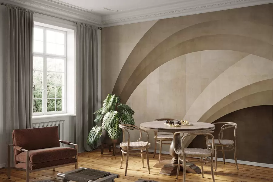 stenske poslikave Abstraktni loki w05182