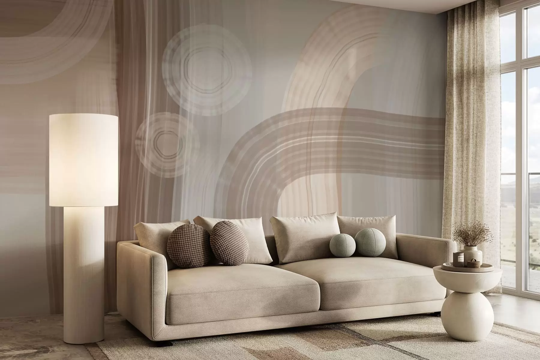 stenske poslikave moderna abstrakcija široki čopični potegi w04876