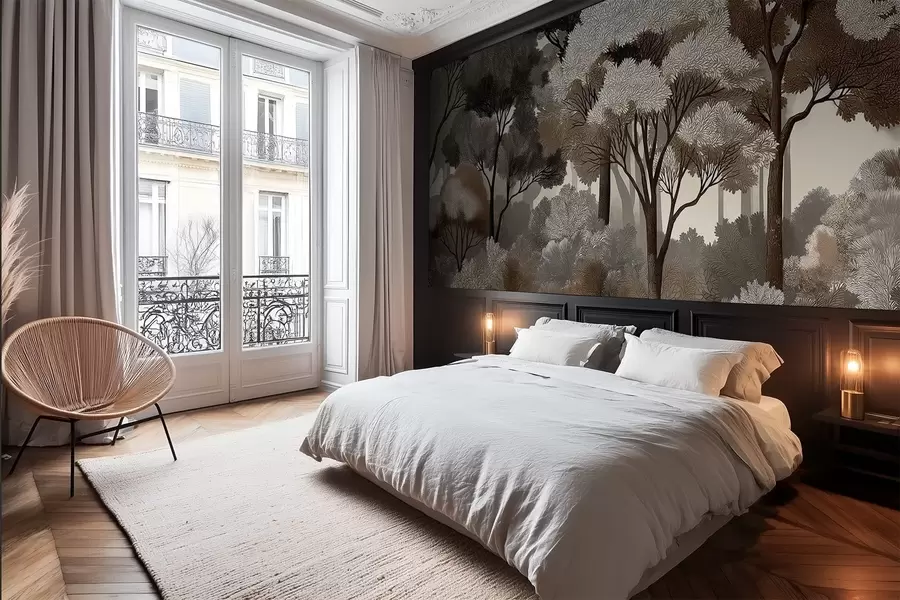 stenske poslikave Listnati gozd w05198