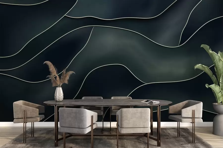 stenske poslikave Abstraktne linije w05218v1