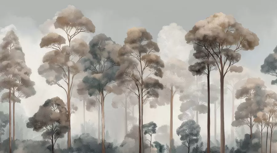 stenske poslikave Listnati gozd w05195