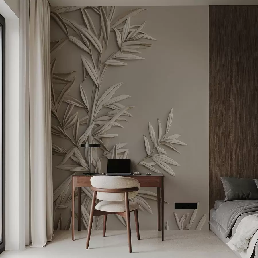 stenske poslikave Posnemanje listov v reliefu w05244