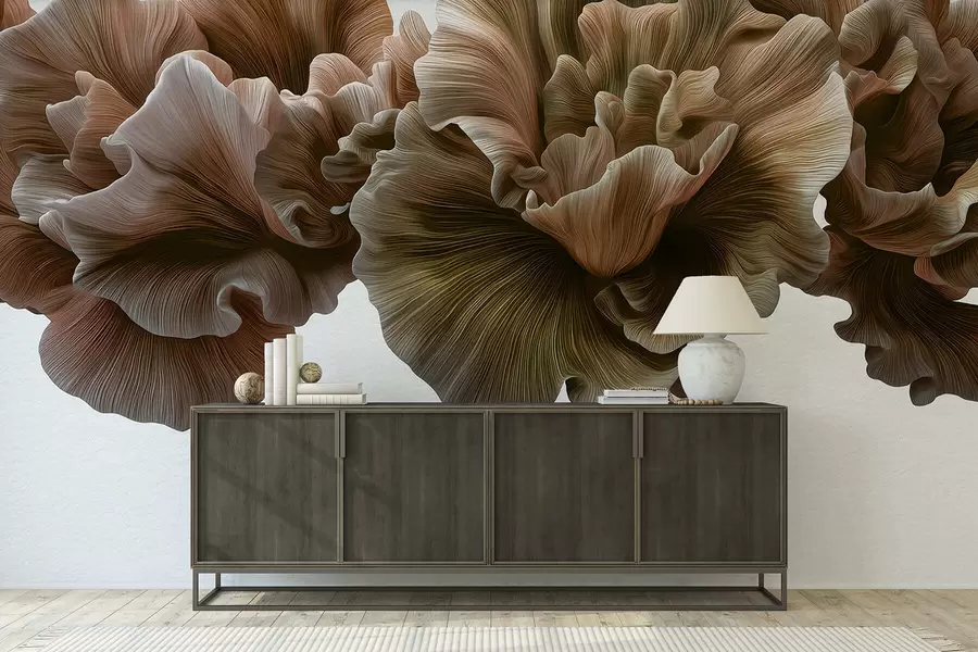 stenske poslikave Razkošne krivine cvetnih listov w05249v1